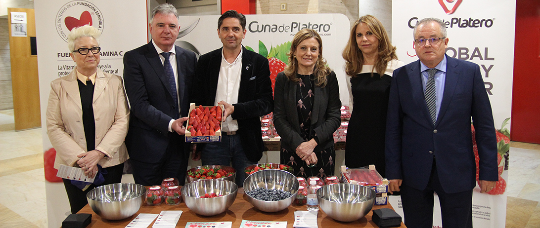 Los frutos rojos de Cuna de Platero protagonizan la demostración culinaria de la II jornada de salud ‘Activando Huelva’