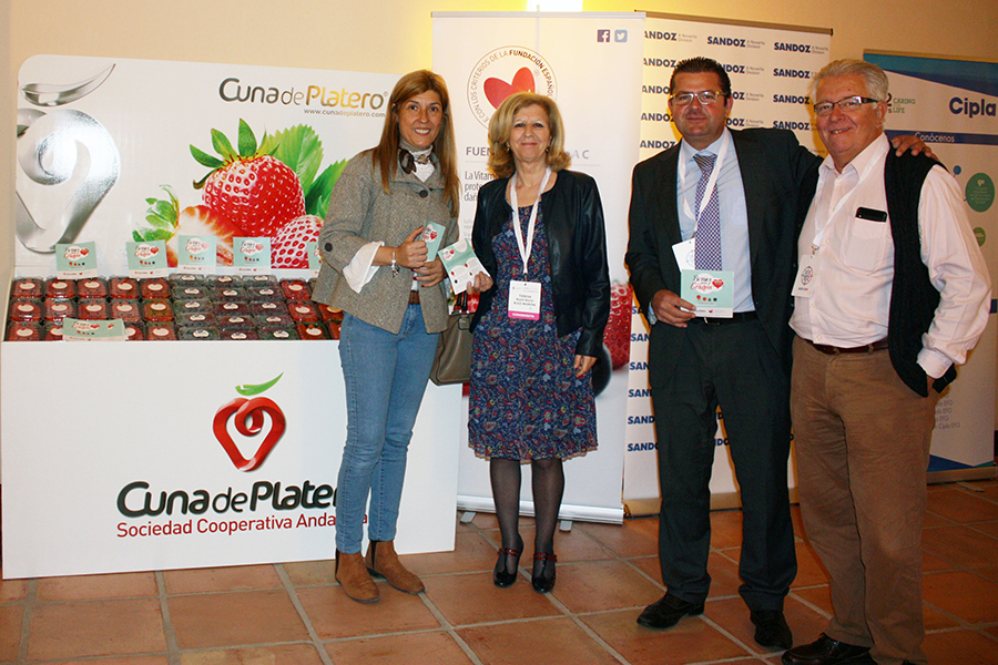 Frutos rojos de Cuna de Platero, en el 16º Congreso de la Sociedad Andaluza de Farmacéuticos de Hospitales y Centros Sociosanitarios